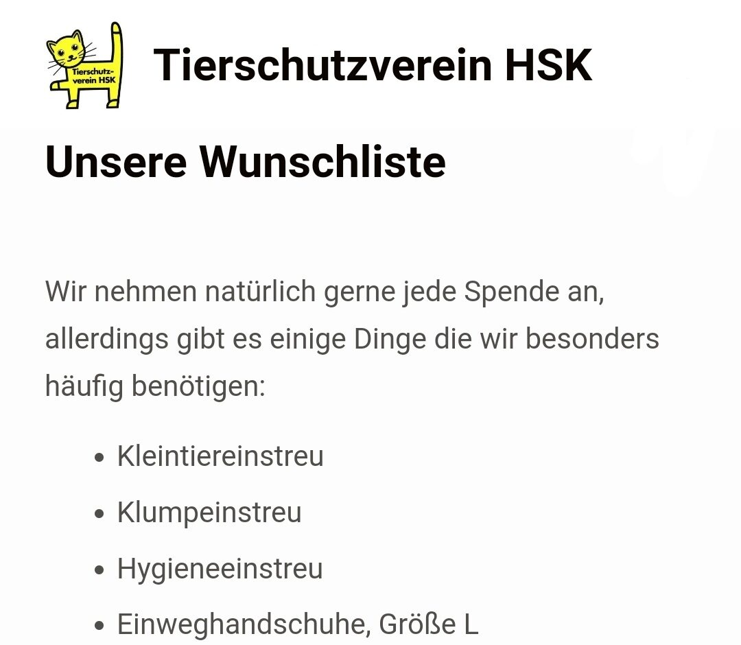 Wunschzettel