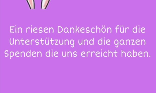 Ein riesen Dankeschön