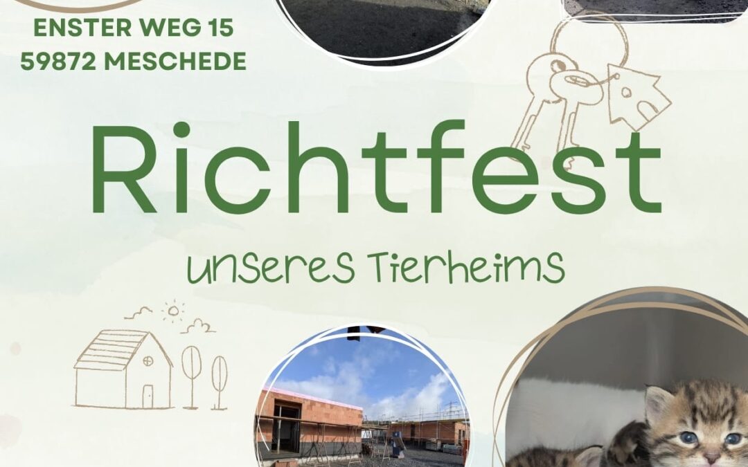 Richtfest mit Flohmarkt am 31.05.2026